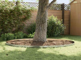 Lawn Edging 20 pcs 100 x 15 cm Steel Silver 8008825