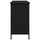 TV Cabinet Set Black Oak 101 x 35 x 65 cm Engineered Wood 862927