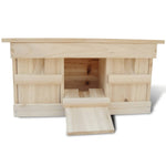 Sparrow Houses 2 pcs Wood 44x15.5x21.5 cm 276008