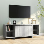 TV Cabinet Grey Sonoma 130x35x50 cm Engineered Wood 813054