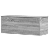 Storage Box Grey Sonoma 90x35x35 cm Engineered Wood 840686