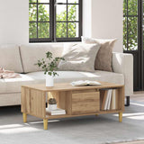Coffee Table Artisan Oak 90 x 50 x 26.5 cm Engineered Wood 881166