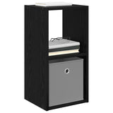 Bedside Table with Drawer 2 pcs Black Oak 30.5 x 27 x 59.5 cm 8000615