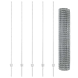 Fence and Post Silver 1.6 x 10 m Steel 3336183