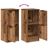 Sideboard Old Wood 30x30x70 cm Engineered Wood 856959