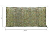 Camouflage Net with Storage Bag 5x7 m Green 135898