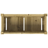 Garden Planter with Legs 70x31x70 cm Impregnated Wood Pine 837562
