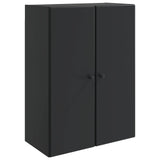 Wall-Mounted Cabinet Black 66 x 34.5 x 90 cm Engineered Wood 899076