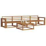 Outdoor Sofa Set 5 pcs Natural Solid Acacia Wood 3367162