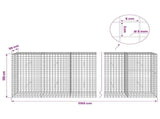 Gabion with 5 mm Wire and 5x5 cm Mesh 1150x30x100 cm 3464177