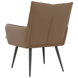 Armchair Cappuccino Faux Leather 42047741