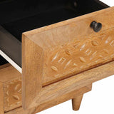 Sideboard with Drawer Light brown 33.5 x 40 x 75 cm 4018103