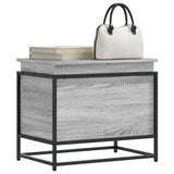 Storage Box with Lid Grey Sonoma 60x40x51.5 cm Engineered Wood 848797