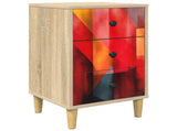 Bedside Cabinet HEESCH Sonoma Oak 36 x 33 x 60 cm 8007287