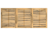 Garden Bar Table White 141 x 80.5 x 105 cm Solid Acacia Wood 901723