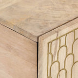 Coffee Table 100x54x40 cm Solid Wood Mango 358260