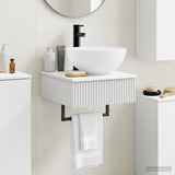 Wall-Mounted Wash Basin High Gloss White 40 x 41 x 40.5 cm 890182