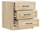 Bedside Cabinet Sonoma Oak 43 x 41 x 63.5 cm Engineered Wood 895707