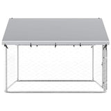 Outdoor Dog Kennel with Roof 200x200x150 cm 171498