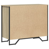 Chest of Drawers Sonoma Oak 91x35.5x74.5 cm Engineered wood 3295303