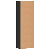 Highboard Black 60x35x180 cm Engineered Wood 3276666