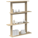 Wall Shelf Sonoma Oak 100 x 20 x 126 cm Engineered Wood 8012062