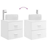 Bathroom Furniture Set 2 pcs White Engineered Wood 3404000