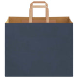 Paper Bags 250 pcs with Handles Blue 32x22x24 cm 4101931