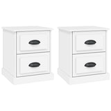 ZNTS Bedside Cabinets 2 pcs White 39x39x47.5 cm Engineered Wood 816145