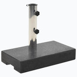 Parasol Base Black Granite, Stainless Steel Standard Parasol Base 45067