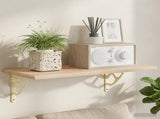 Wall Shelf Brackets 12 pcs Antique White 10 x 10 x 3 cm Steel 42038900