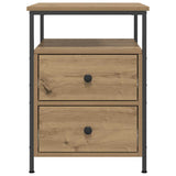Bedside Cabinet Artisan Oak 44x45x60 cm Engineered Wood 857256