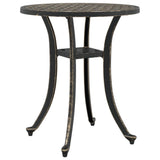 Garden Table Bronze 48x53 cm Cast Aluminium 4002823