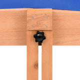 Sandbox with Roof Firwood 112x112x112 cm 316474