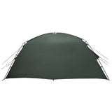 Cabin Tent with Roof Army Green 400 x 210 x 180 cm Polyester 42028518