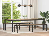 Bench Artisian Oak 160 x 35 x 45 cm Engineered Wood 892607