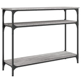 Console Table Grey Sonoma 100x29x75 cm Engineered Wood 834038