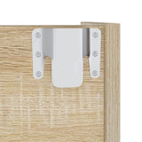 Wall Shoe Cabinets 2 pcs Sonoma Oak 80x18x60cm Engineered Wood 806748