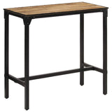 Bar Table 110x55x107 cm Solid Rough Wood Mango 358938