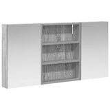 Bathroom Cabinet Set 3 pcs 100 x 10.5 x 50 cm Engineered wood 3403685