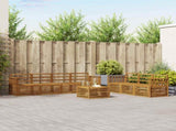 Sofa Sets 8 pcs Natural Solid Acacia Wood 3374479