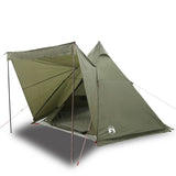 Family Tent Tipi 6-Person Olive Green Waterproof 4009442