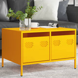 TV Cabinet Mustard Yellow 68x50x43.5 cm Cold-rolled Steel 851241