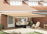 Retractable Awning Multicolour 450 x 300 cm 3330945