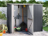 Garden Shed Anthracite 180.5x97x209.5 cm Galvanised Steel 150905