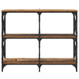 Console Table Old Wood 100 x 28 x 80.5 cm Engineered Wood 882781