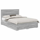 Bed Frame with Drawer with Headboard Manual Engineered Wood 3410302