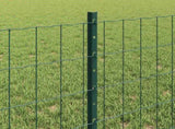 Welded Wire Fence 25 x 0.6 m PVC-Coated Steel Green 3336015
