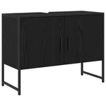 Bathroom Furniture Set with Storage 2 pcs Black 80 x 33 x 60 cm 3334333
