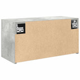 Bathroom Wall Cabinet Concrete Grey 60x25x30 cm Engineered Wood 860061